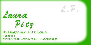 laura pitz business card